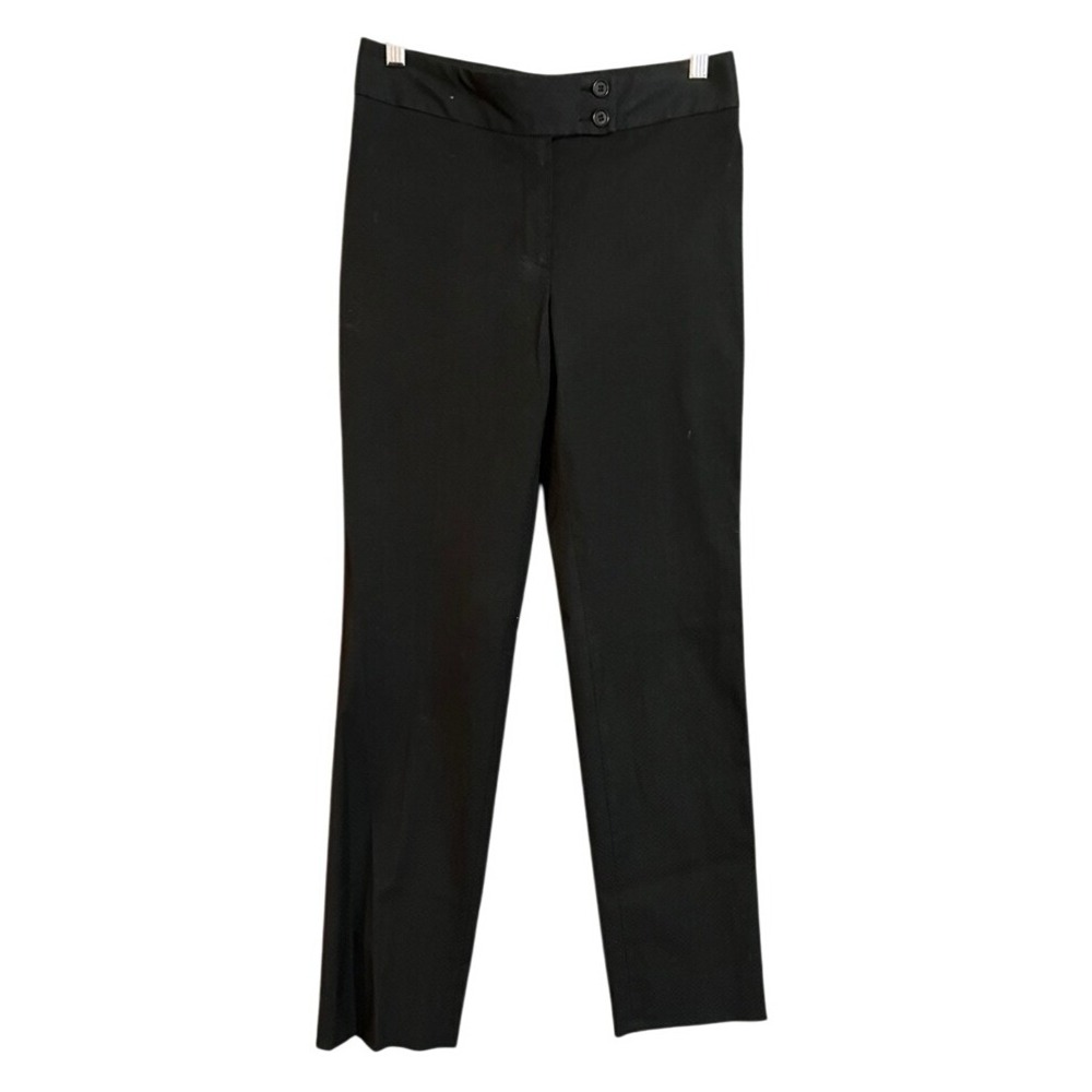 Metradamo Black Tailored Slim Fit Pants Made in Italy Size 40